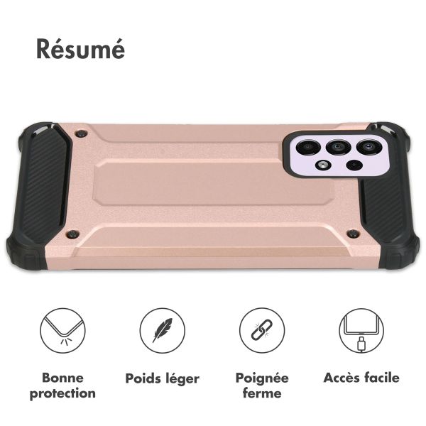 imoshion Coque Rugged Xtreme Samsung Galaxy A33 - Rose Dorée