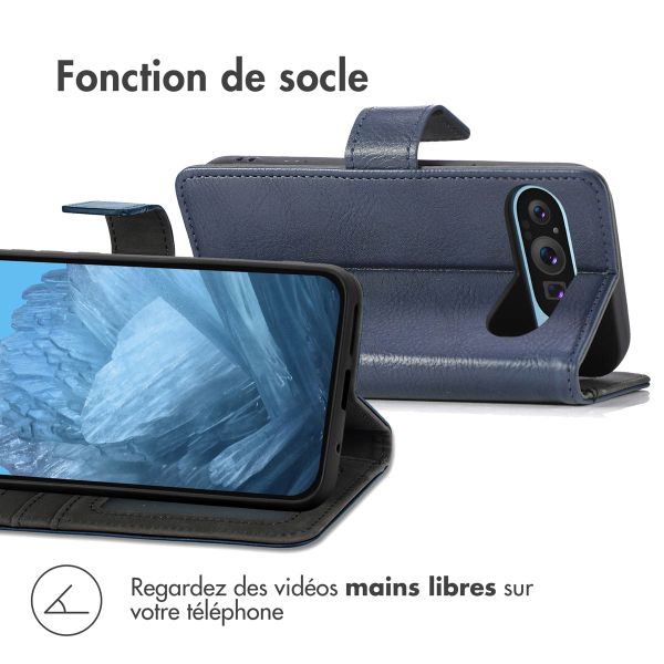 imoshion Étui de télephone portefeuille Google Pixel 9 Pro XL - Bleu foncé