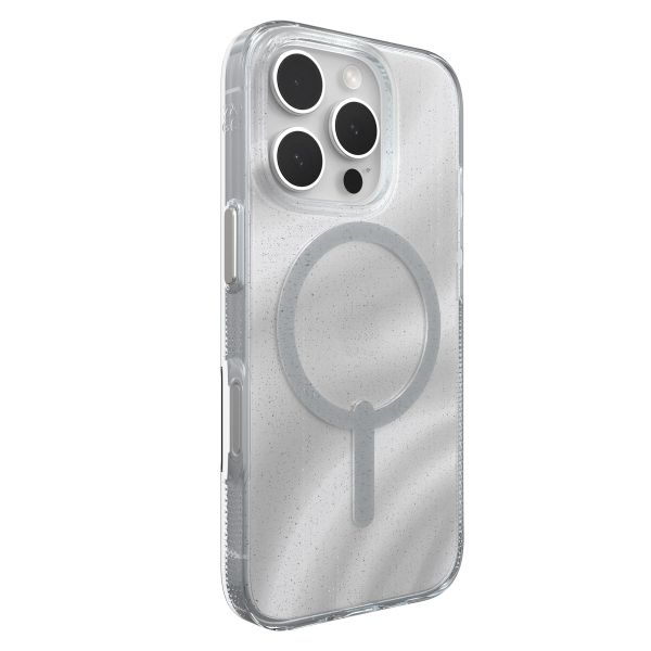 ZAGG Coque Milan Snap avec MagSafe iPhone 16 Pro - Swirl Glitter