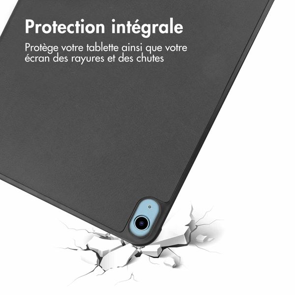 imoshion Coque tablette Trifold Apple iPad 11 (2025) 11 pouces A16 / iPad 10 (2022) 10.9 pouces - Noir
