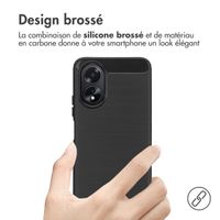 imoshion Coque Brushed Oppo A18 / Oppo A38 - Noir