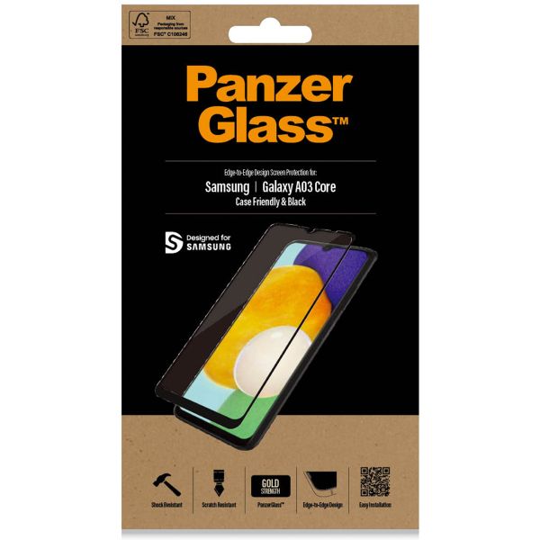 PanzerGlass Protection d'écran en verre trempé Case Friendly Anti-bactéries Samsung A13 (5G/4G) / A04s