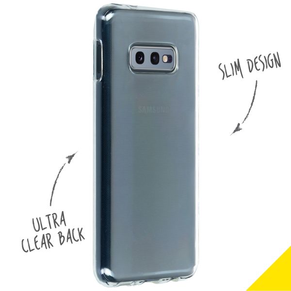 Accezz Coque Clear Samsung Galaxy S10e - Transparent