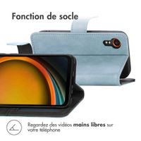 imoshion Étui de télephone portefeuille Samsung Galaxy Xcover 7 - Bleu clair
