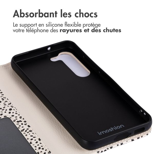 imoshion Étui de téléphone portefeuille Design Samsung Galaxy S23 - Desert Dots