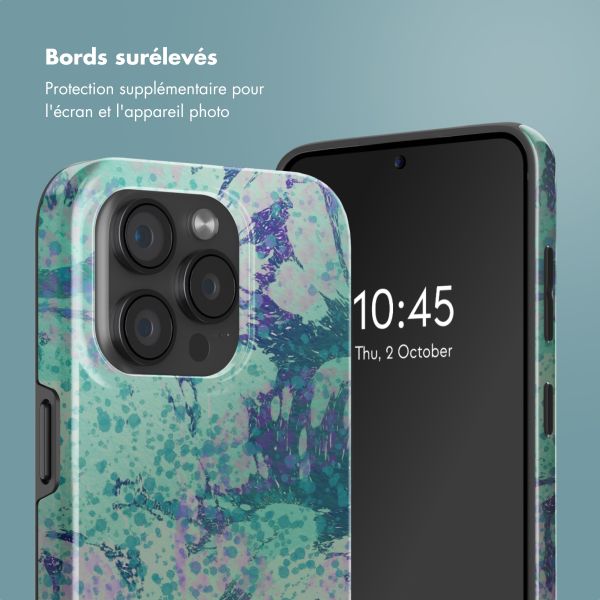 Selencia Coque arrière Vivid avec MagSafe Apple iPhone 15 Pro - Fresh Paint Green