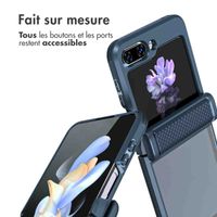 imoshion Coque arrière Rugged Clear Samsung Galaxy Z Flip 5 - Bleu foncé