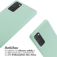 imoshion ﻿Coque en silicone avec cordon Samsung Galaxy S20 FE - Menthe verte