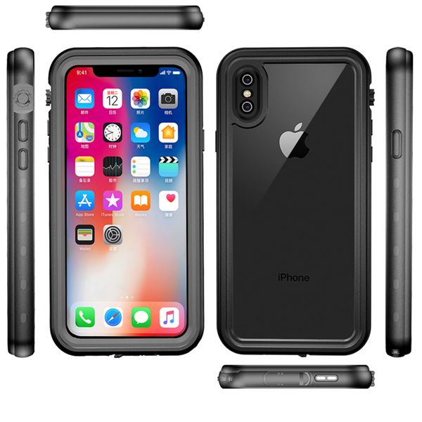 Redpepper Coque imperméable Dot Plus Apple iPhone Xs / X - Noir