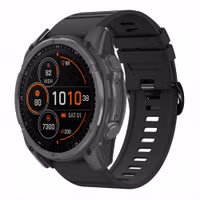 imoshion Bracelet QuickFit® Stripe en silicone  - Connexion Garmin 26 mm - Noir