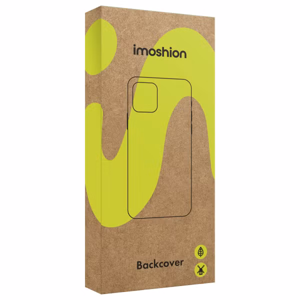 imoshion Coque arrière avec porte-cartes Apple iPhone 12 (Pro) - Noir