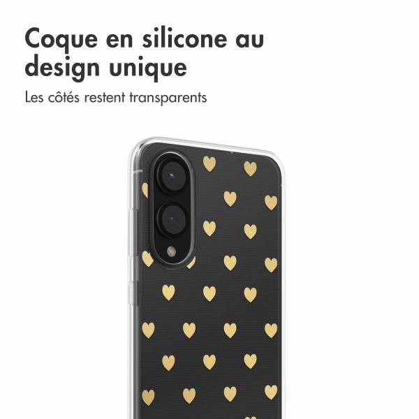 imoshion Coque Design Samsung Galaxy S25 Edge - Golden Hearts