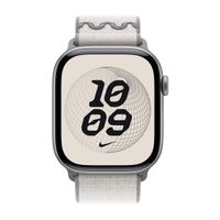 Apple Bracelet Nike Sport Loop Apple Watch Series 1 t/m 9 / SE (38/40/41 mm) | Series 10 / 11 (42 mm) - Veiled Grey