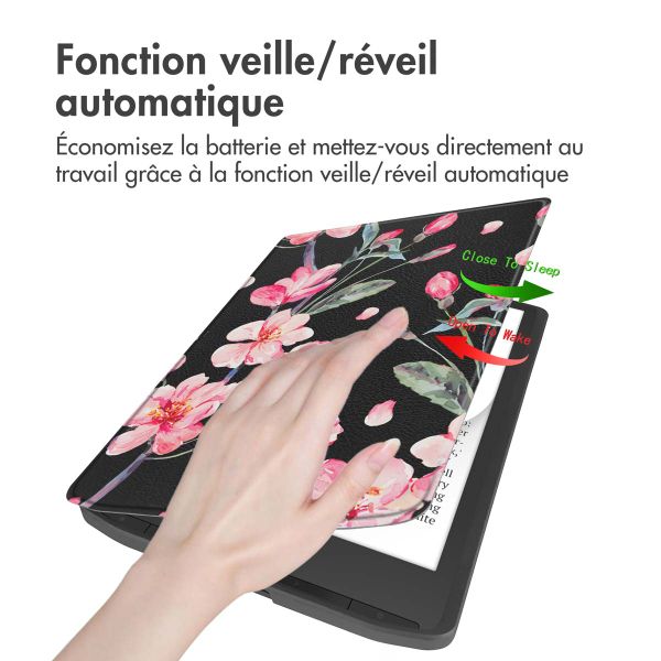 imoshion Étui á rabat Pocketbook InkPad Color 3 / InkPad 4 - Blossom