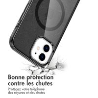imoshion Coque Pailletée avec MagSafe Apple iPhone 12 (Pro) - Glitter Noir