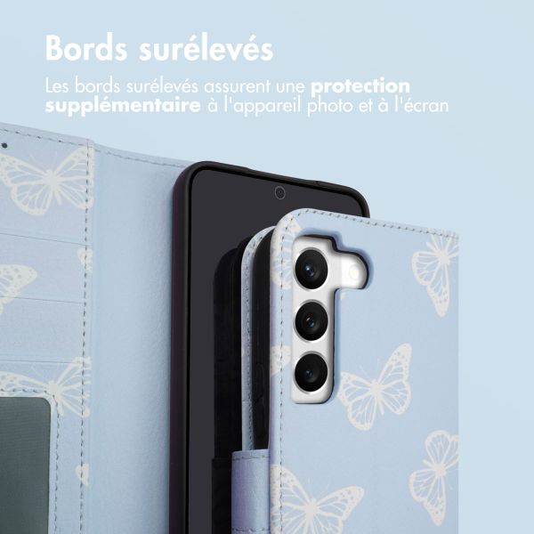 imoshion Étui de télephone portefeuille Design Samsung Galaxy S22 - Butterfly