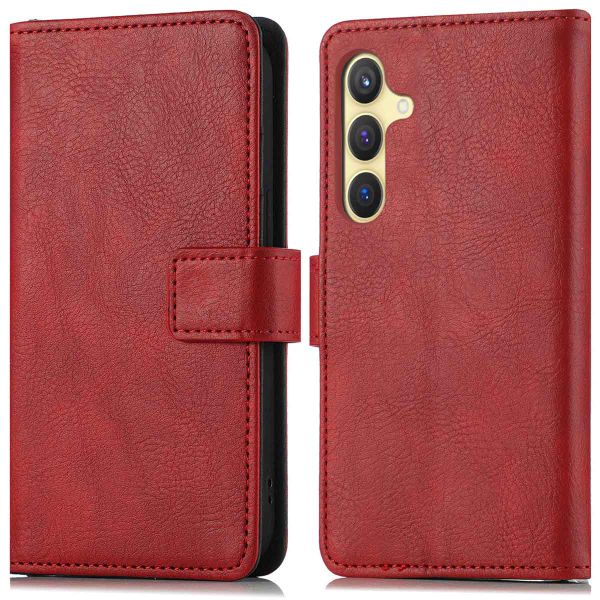 imoshion Étui de téléphone portefeuille Luxe Samsung Galaxy S24 - Rouge