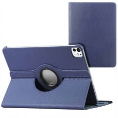 imoshion Coque tablette rotatif à 360° Apple iPad Air 11 pouces (2025) M3 / (2024) M2 / Air 5 (2022) / Air 4 (2020) / Pro 11 (2018/2020) - Bleu foncé