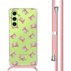 imoshion Coque Design avec cordon Samsung Galaxy A34 (5G) - Crab Watercolor