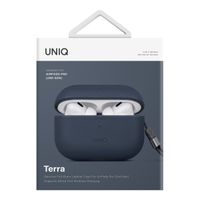 Uniq Coque en cuir véritable Terra Apple AirPods Pro 2 - Space Blue