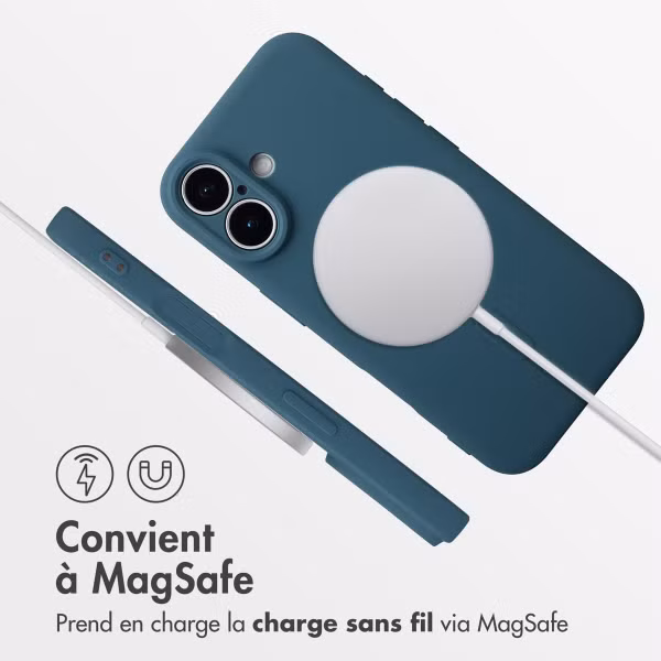 imoshion Coque Couleur avec MagSafe Apple iPhone 17 - Bleu foncé