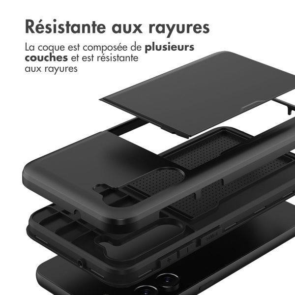 imoshion Coque arrière avec porte-cartes Samsung Galaxy S23 - Noir