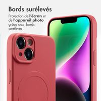 imoshion Coque Couleur avec MagSafe Apple iPhone 14 - Dusty Rose