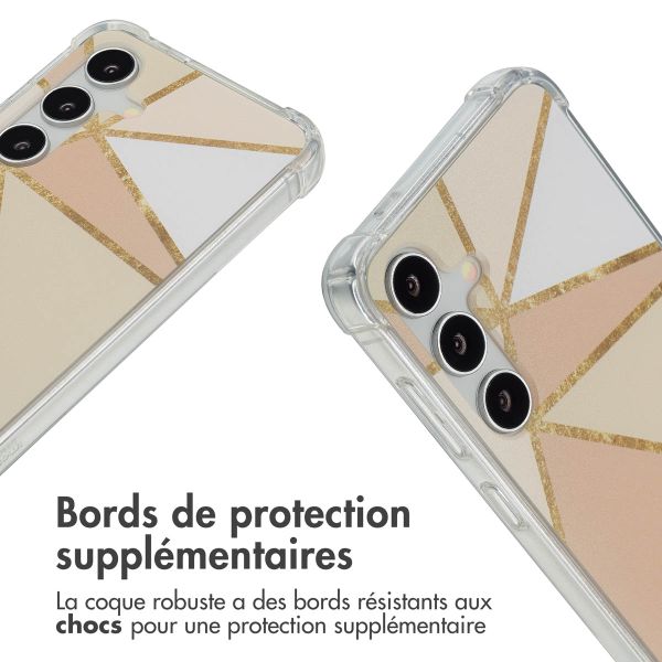 imoshion Coque Design avec cordon Samsung Galaxy S24 - Beige Graphic