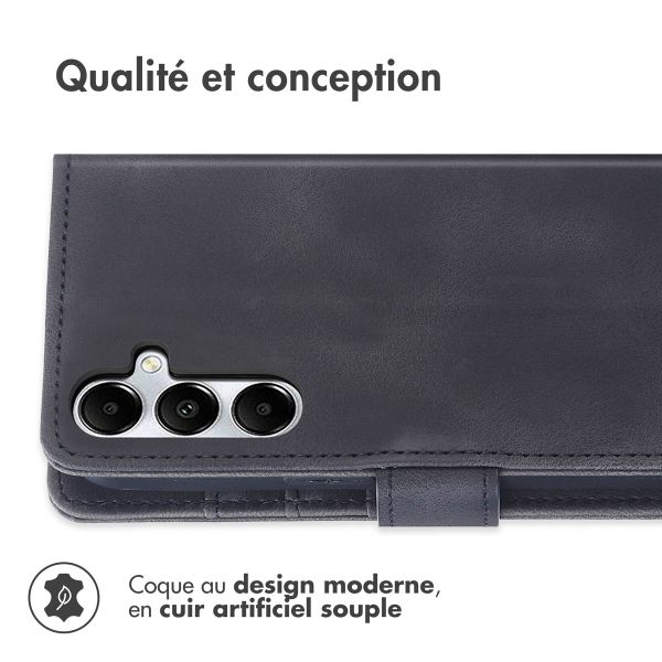 imoshion Etui de téléphone portefeuille avec cordon Samsung Galaxy A15 (4G/5G) - Noir