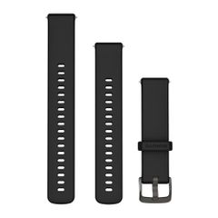 Garmin Bracelet silicone  - Connexion Garmin 20 mm - Black / Slate