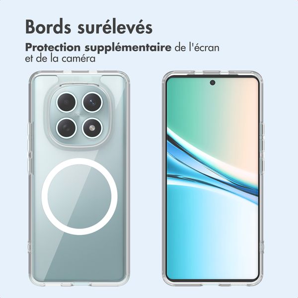 imoshion Coque arrière de protection avec MagSafe Xiaomi Redmi Note 15 (4G) - Transparent