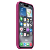 Apple Coque en silicone MagSafe Apple iPhone 16 Plus - Fuchsia
