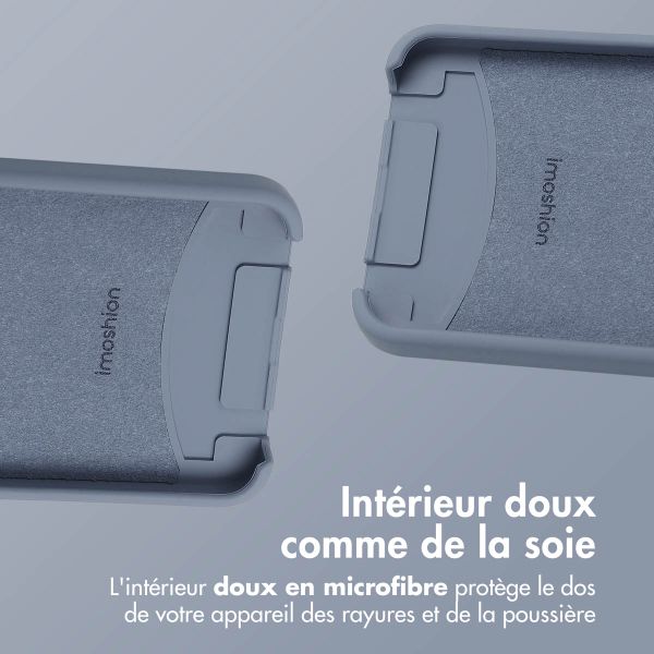 imoshion Coque arrière Color avec cordon amovible et MagSafe Samsung Galaxy S24 / S25 - Ash Blue