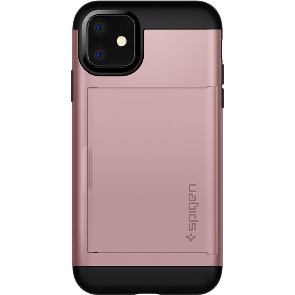 Spigen Coque Slim Armor CS iPhone 11 - Rose Champagne