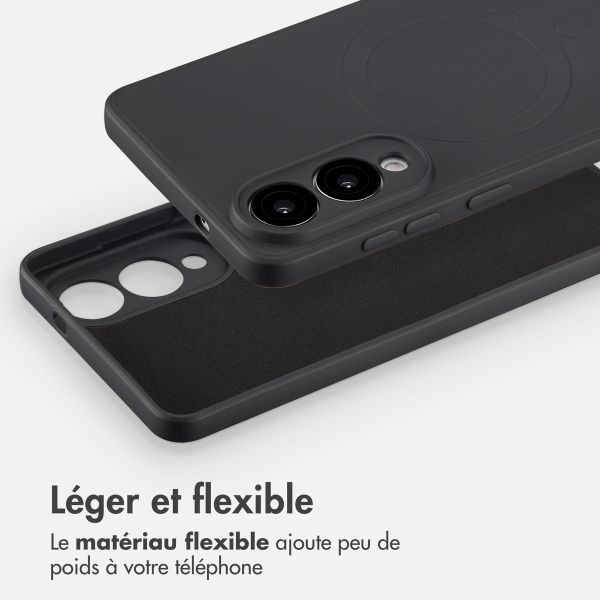 imoshion Coque Couleur avec MagSafe Samsung Galaxy S25 Edge - Noir