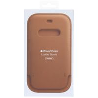 Apple Sacoche en cuir MagSafe Apple iPhone 12 Mini - Saddle Brown