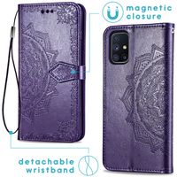 imoshion Etui de téléphone portefeuille Mandala Galaxy M51