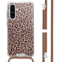 imoshion Coque Design avec cordon Samsung Galaxy A26 - Leopard Mood