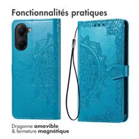 imoshion Etui de télephone Mandala Xiaomi Poco X7 Pro - Turquoise