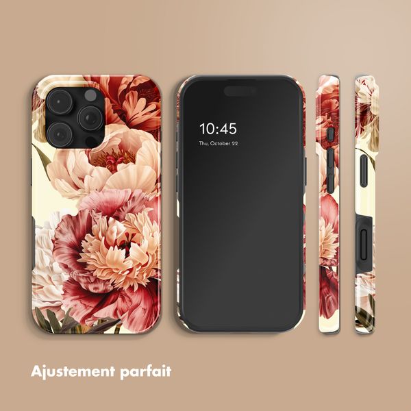 Selencia Coque arrière Vivid Apple iPhone 16 Pro - Vintage Peony