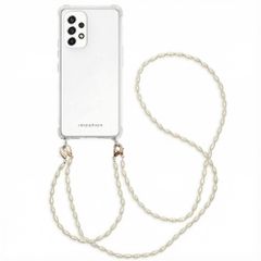 imoshion Coque avec dragonne + bracelet - Perles Samsung Galaxy A53 - Transparent