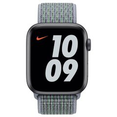 Apple Bracelet Nike Sport Loop Apple Watch Series 1 t/m 11 / SE / Ultra (44/45/46/49 mm) - Obsidian Mist