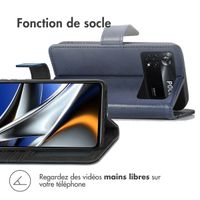 imoshion Étui de télephone portefeuille Xiaomi Poco X4 Pro 5G - Bleu foncé