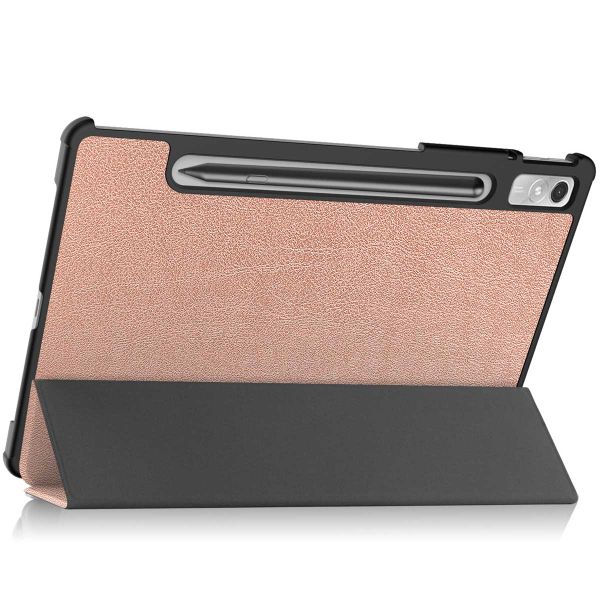 imoshion Coque tablette Trifold Lenovo Tab P11 Pro (2nd gen) - Rose Dorée