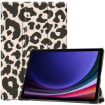 imoshion Coque tablette Design Trifold Samsung Galaxy Tab S10 Plus / Tab S9 Plus - Leopard