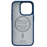 Njorð Collections Coque daim Comfort+ MagSafe iPhone 15 Pro - Blue