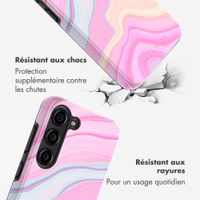 Selencia Coque arrière Vivid Samsung Galaxy S23 - Pastel Lipstick Marble
