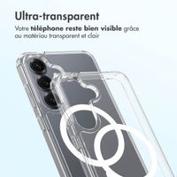 Accezz Coque arrière Xtreme Impact avec MagSafe Samsung Galaxy S24 - Transparent