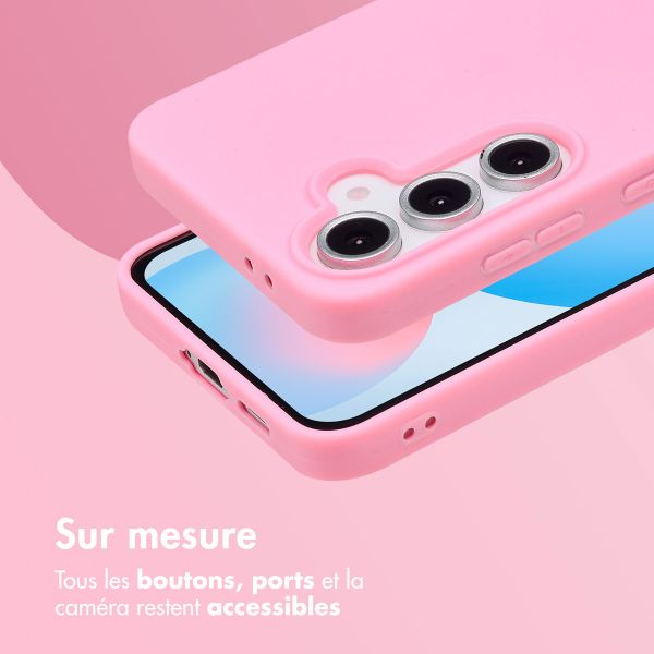 imoshion Coque Couleur Samsung Galaxy S24 FE - Bubblegum Pink