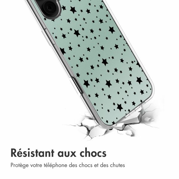 imoshion Coque Design Apple iPhone 16 - Stars Mint